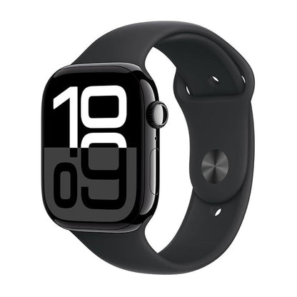 Apple Watch Series 10 – GPS, 46mm, Jet Black, Sport Band